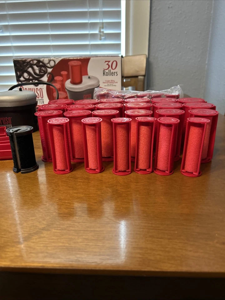 Setter de pelo de vapor molecular iónico Caruso C97958 unidad y rodillos concurso perfecto Foto 2 de 3