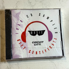 Circuit City 1996 CD Sampler Gift Certificate Pat Benatar Blondie Billy Ido BX44