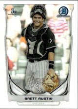 2014 Bowman Draft Brett Austin #CDP104 Chrome Refractors Chicago White Sox 16N