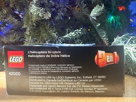 LEGO TECHNIC Twin-rotor Helicopter Building Toy 42020 145 pcs Sealed in Box