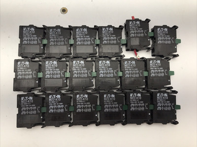 LOT OF 18 EATON M22-K10 CONTACT BLOCK Button Switch