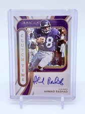 2024 Panini Immaculate Ahmed Rashad #CTI-ARD Auto #’d/99 Collection Clutch Time