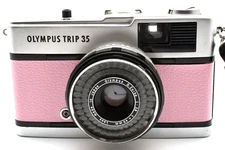 ▶️ MINT W/ Cap OLYMPUS TRIP 35 PINK & Shoot 35mm Film Camera Japan  2594635