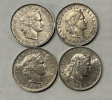 SWTZERLAND 20 RAPPEN SET 1955, 1960, 1962(2) **FREE S&H**