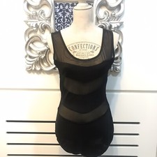 Body Nero Semi Trasparente tg.M/L
