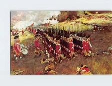 Postcard Battle of Bunker Hill Painting by Howard Pyle