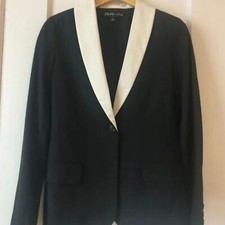 Black Blazer with White Lapel