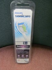 NEW PHILIPS SONICARE DIAMOND CLEAN 2 BRUSH HEADS STANDARD SNAP-ON FREE SHIPPING