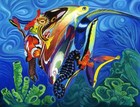 Fish Accent & Decor Tile Fernando Agudelo Sea Life Art FAA032AT