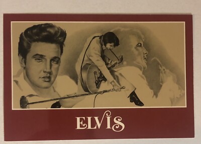 Elvis Presley Postcard Elvis 3 Images In One