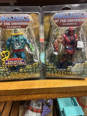 2013 Hydron & Goat Man MOTU Classics, Mattel MOSC Matty collector series