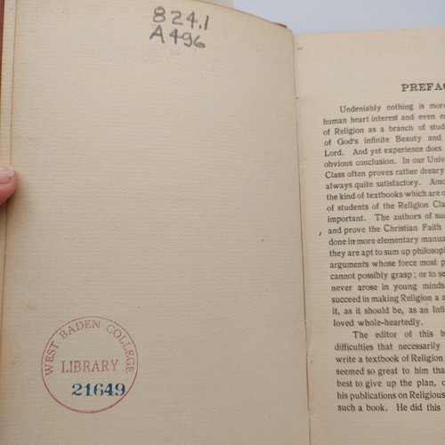 The Newman Book Of Religion Aloysius Ambruzzi Ex College Library 1936 - Picture 5 of 10