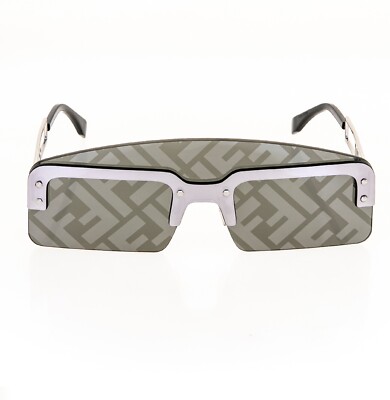 FENDI TECHNICOLOUR 40023 Silver FF Mirror Print Futuristic  display picture 2