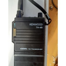 Kenwood TH-45 Transceiver Ham radio Black color 430Mhs 1W collectible from Japan