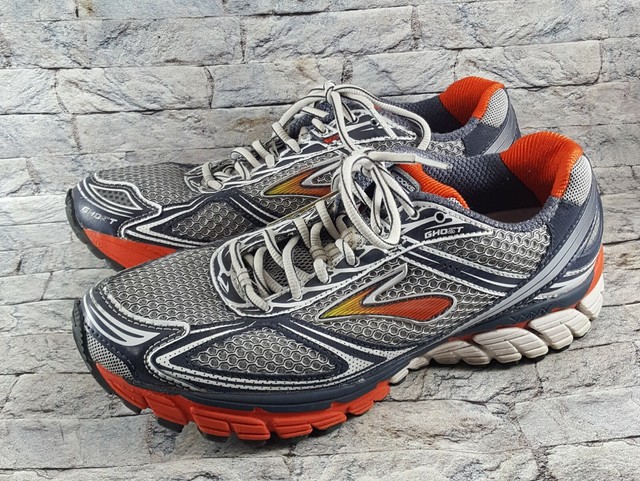 brooks tennis shoes mens orange