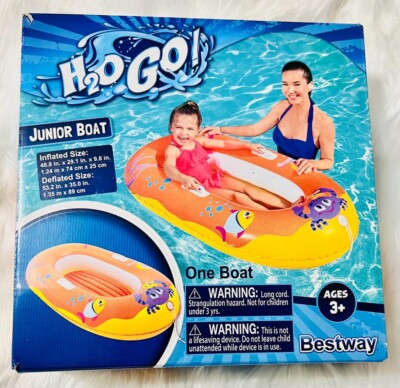 Junior Boat Pool Float Water Lounge Raft by H2O GO x x 