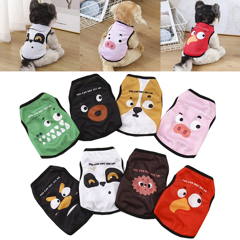Pet Dog Clothes T-Shirt Vest Clothing Puppy Cat Cute Printed Costume Apparel ☆ - Image 2 of 4