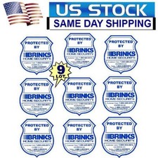 Home And Store Security System Alarm Decal Glass Door Warning Stickers