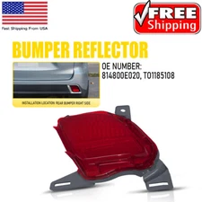 LED Brake Light Rear Bumper Reflector Lamp Right For Toyota Highlander 2014-2019