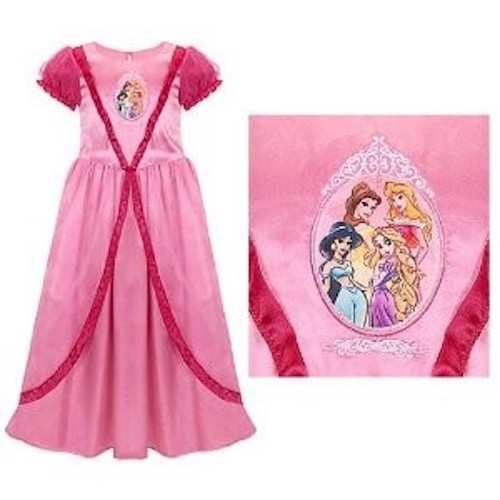 Disney All Princess Deluxe Nightgown Silky Fancy Costume Dress up gown U Pick - Picture 6 of 15