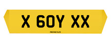 X 60Y XX "X BOY XX" - BOY PRIVATE REGISTRATION NUMBER PLATE