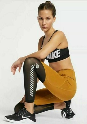 nike mustard leggings