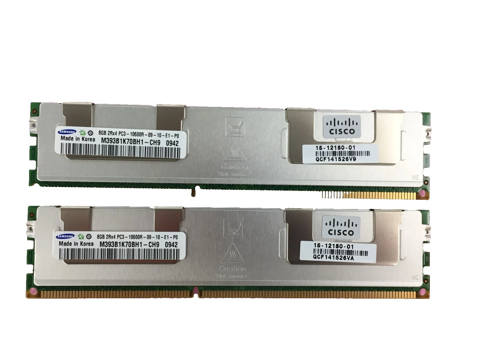 Cisco Network Server Memory (RAM) 8 GB Capacity per Module