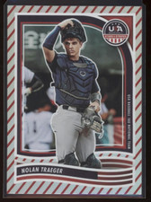 2024 Panini Stars & Stripes USA Baseball Nolan Traeger Stripes #43