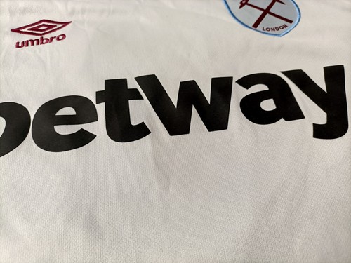 West Ham United Football Away Terza Maglia 2017-2018/Large Uomo - Foto 12 di 14