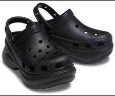 Crocs Bae Clogs Classic Platform Black Size 11