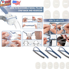 3Pcs Replacement Headgear strap for ResMed Airfit P10 Nasal Pillow CPAP Mask EZ