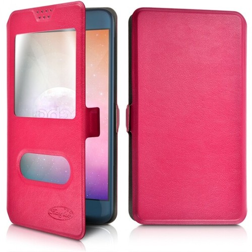 KARYLAX Etui Portefeuille Universel M Style Diamant Rose pour Echo Surf