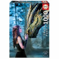 Educa Puzzle 1000 Teile Es War Einmal 17099 Drachen Anne Stokes