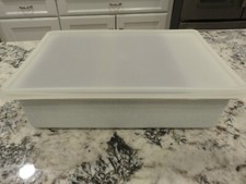 VTG Tupperware Tuppercraft Craft Organizer Store Box 1421-7 Fireworks No Handle