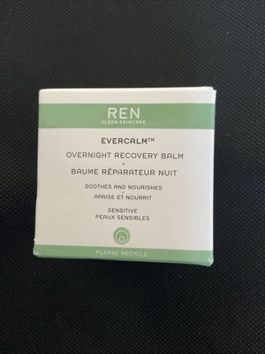 REN Clean Skincare Evercalm Overnight Recovery Balm 1.02 fl.oz.30 ml NEWFREESHIP