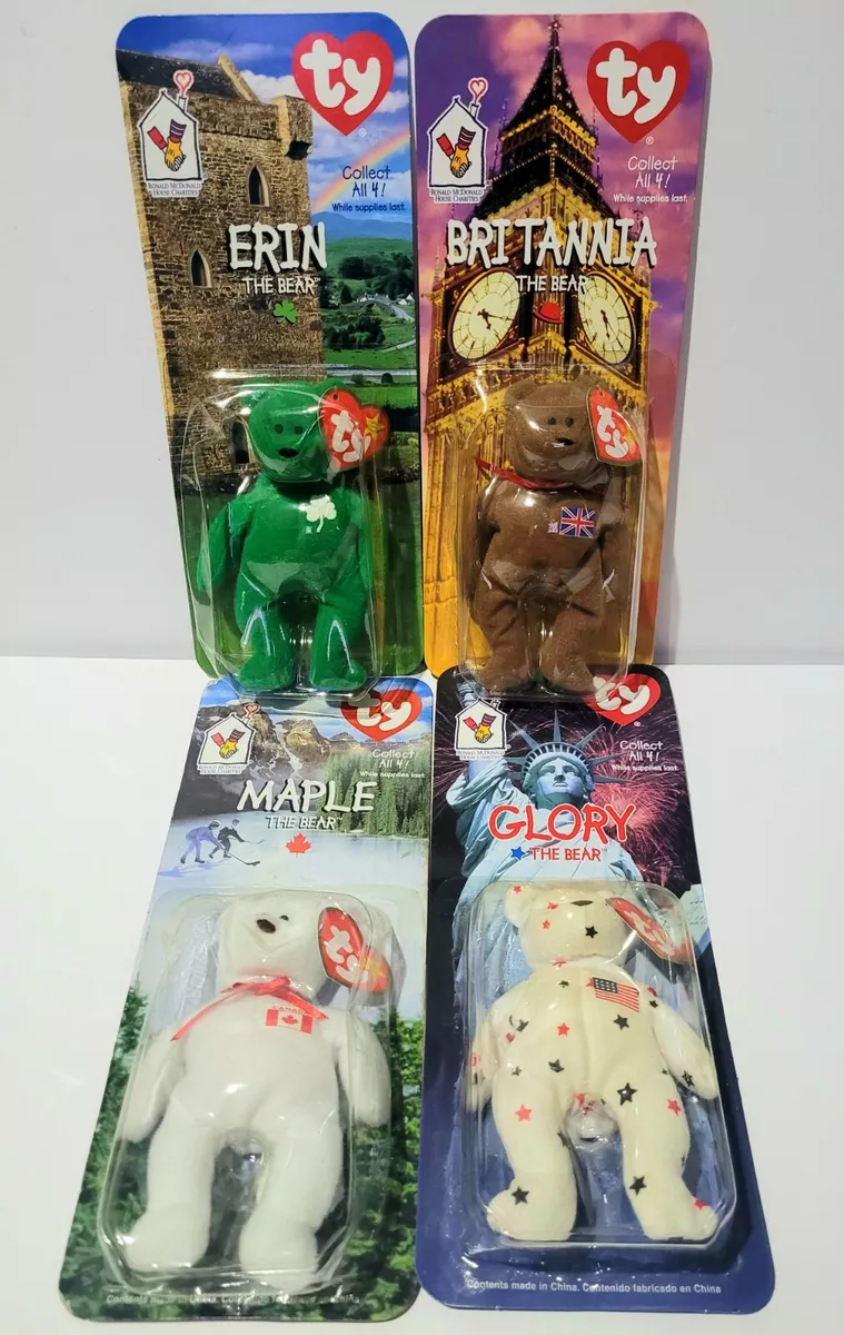 Mcdonalds collect all 2024 4 beanie babies