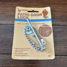 NOS Belwith Steel Pin Sliding Patio Door Lock 1970 New In Packaging