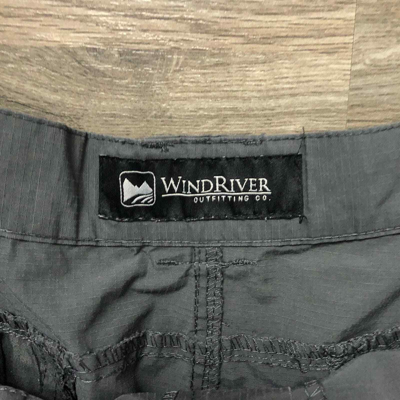 Grey Wind River Cargo Hiking pants 36 Gem