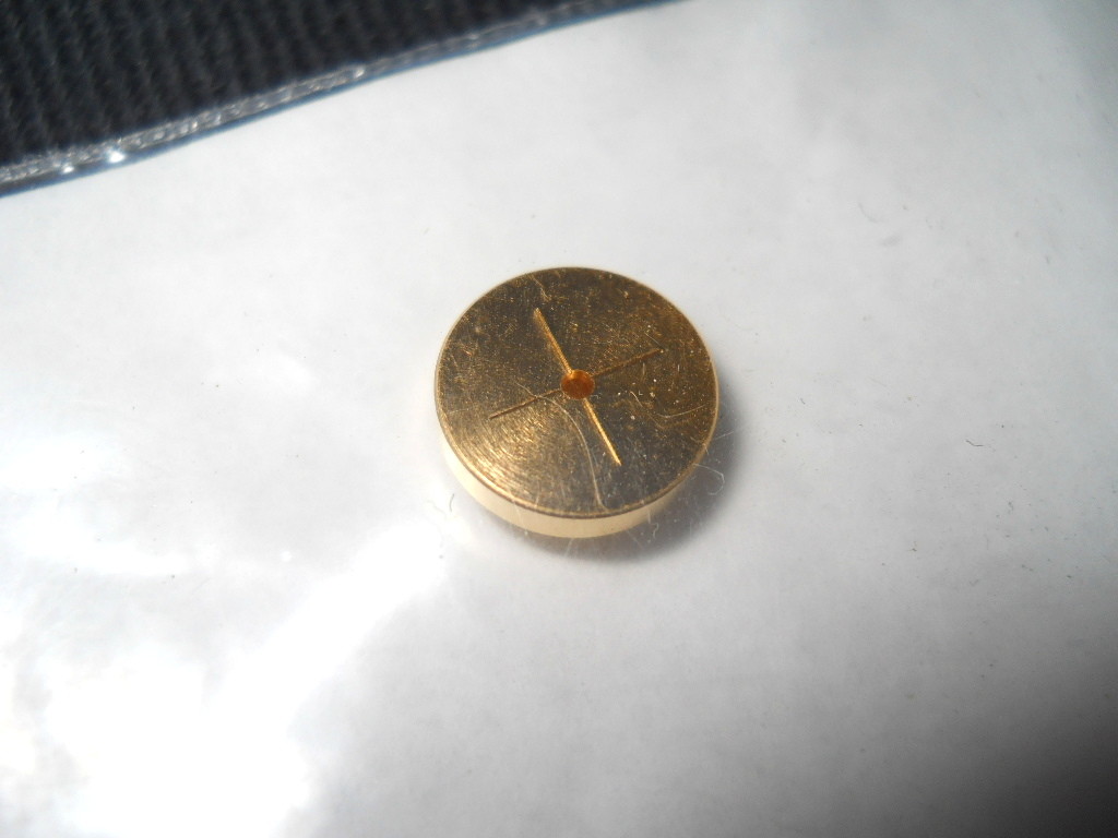 Agilent 5182-9652 Split/Splitless Seal Disk with Cross (Gold