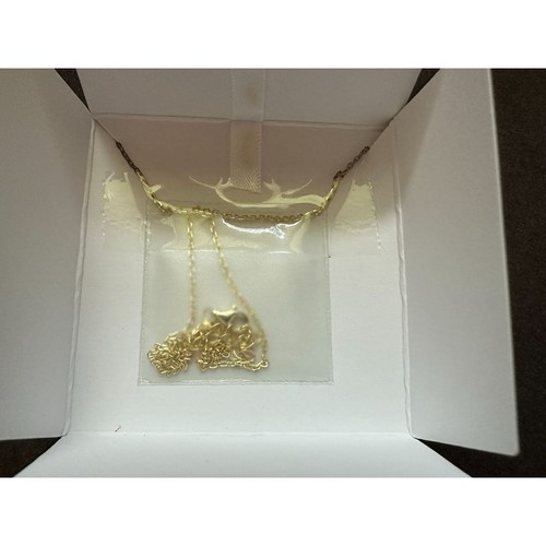 Mia Sarine Sterling Silver M Initial Necklace Gift Boxed - Picture 5 of 5