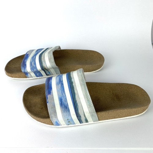 Adidas Mens Adilette Cork Slides 