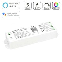 Miboxer Rgb+Cct Smart Led Controller 5 Kanal 12/24V Alexa Google Steuerung WL5