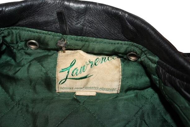 1950's Original Vintage Mens Black Lawrence Front Quarter