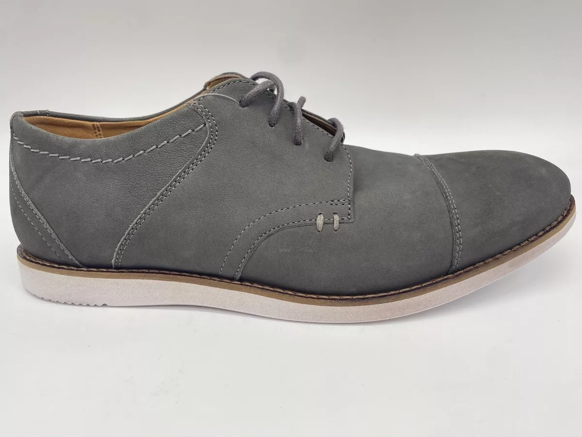 Clarks Raharto Vibe Mens Oxford Shoe SZ 7.5 In Gray Z | eBay