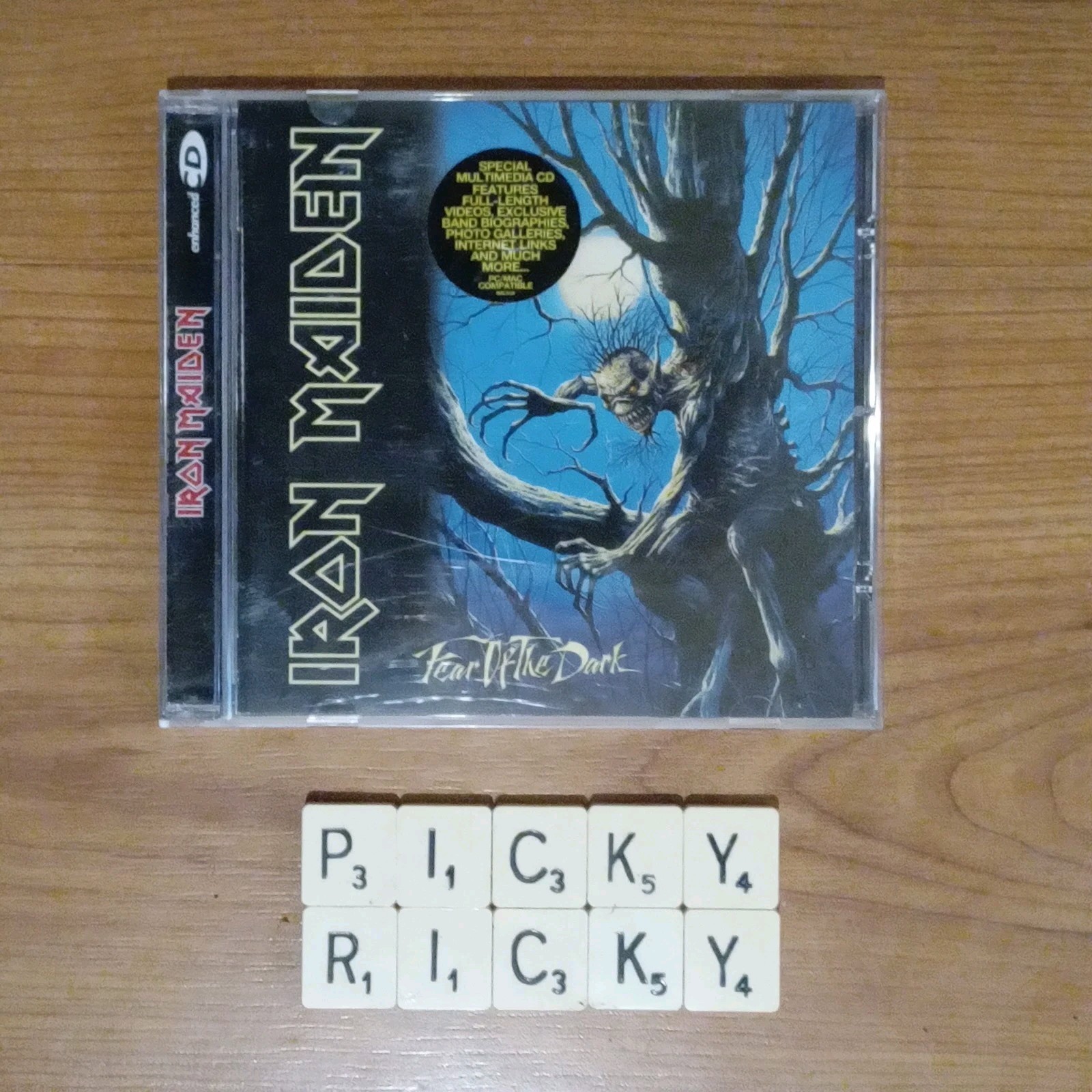 Iron Maiden - Fear of the Dark (CD, 1998) - Digitally Remastered - Enhanced CD