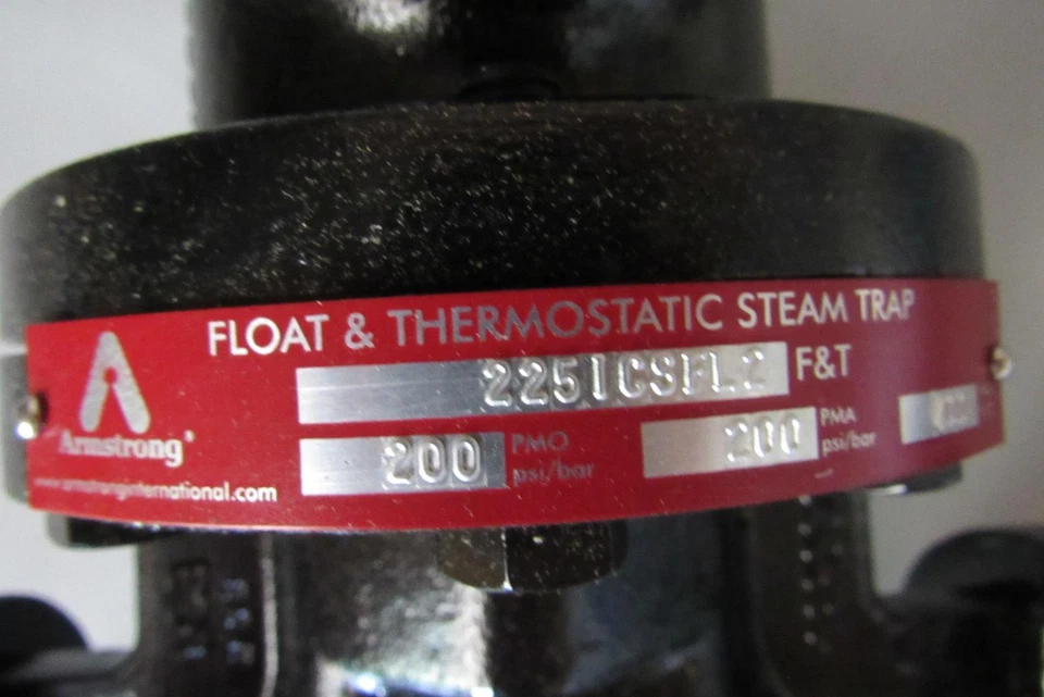 Armstrong 2251CSFL2 Flotador y Trampa de Vapor Termostática 200 PSI Brida Válvula F&T Foto 4 de 4