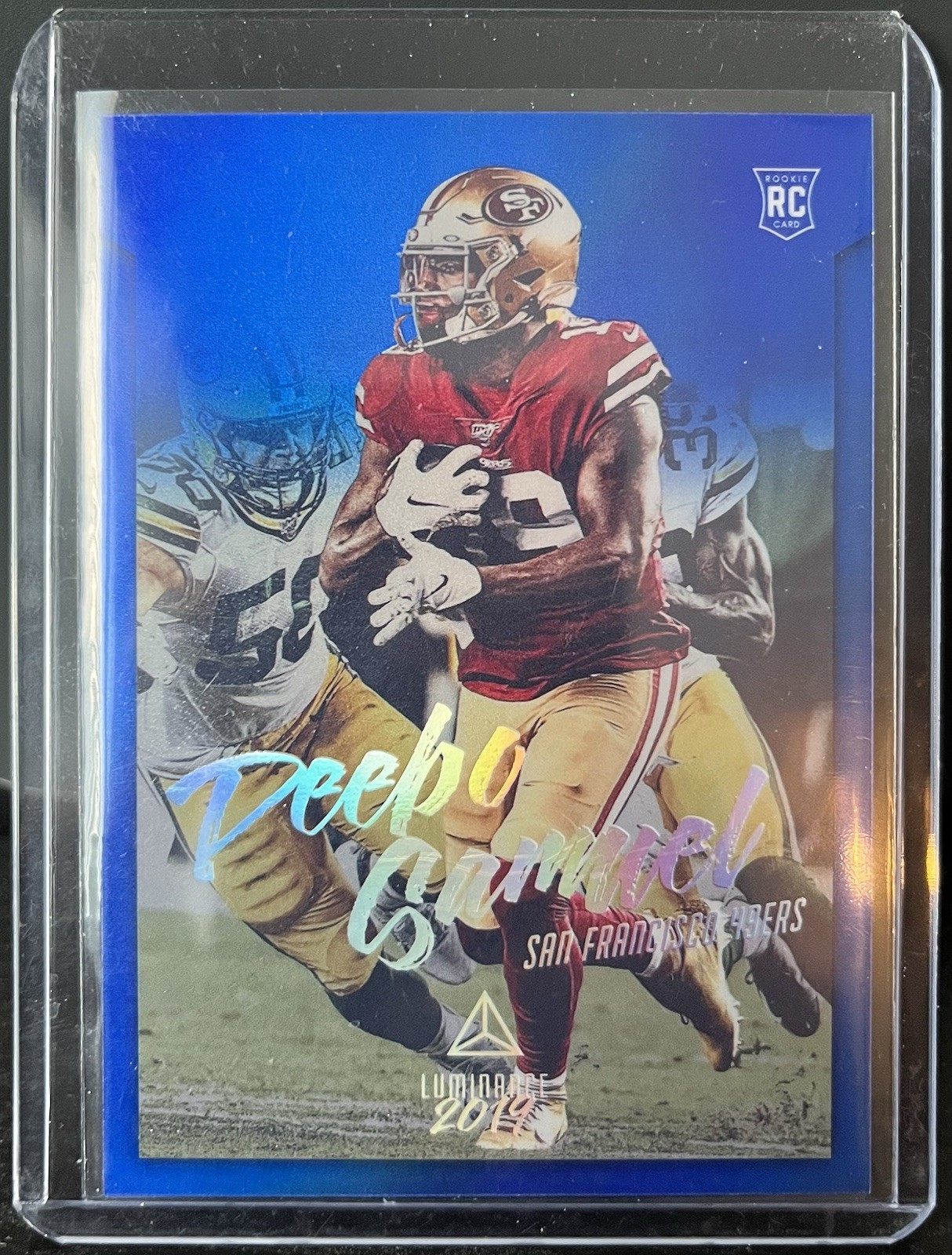 2019 Panini Chronicles Luminance Update Rookies Deebo Samuel #219 Blue /75 (RC)