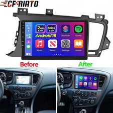 For 2011-2013 Kia Optima Apple Carplay Android 15 Car Radio Stereo Gps Navi 64g