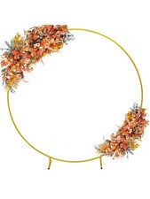 Gold Round Backdrop Stand Metal Circle Balloon Arch Wedding Party