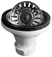 Karran USA L-1 3-1/2" Basket Strainer - Stainless Steel